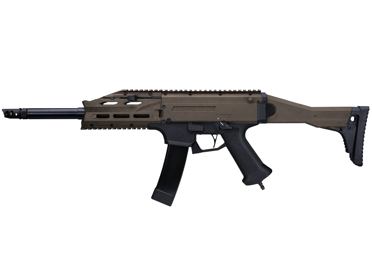 CZ Scorpion EVO 3 A1 S-CARB, HPA, CNC, Black-FDE