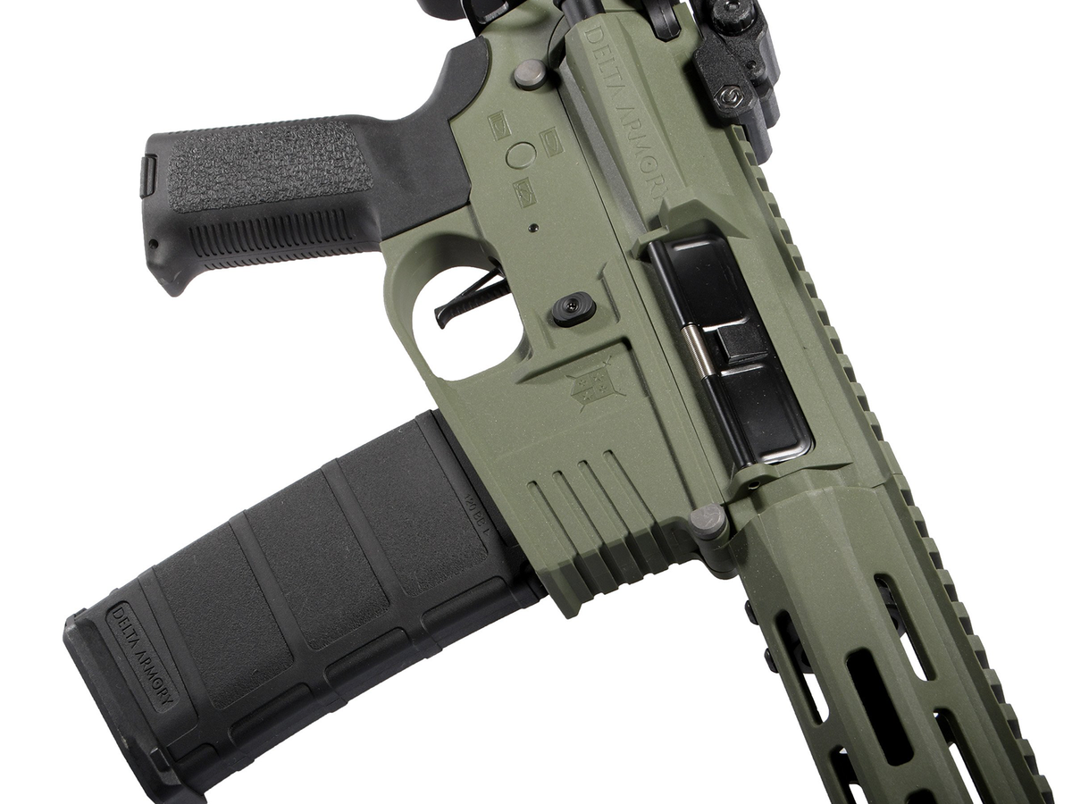 Delta Armory M4 AR15 M-LOK 10" SilentOps Charlie, Olive
