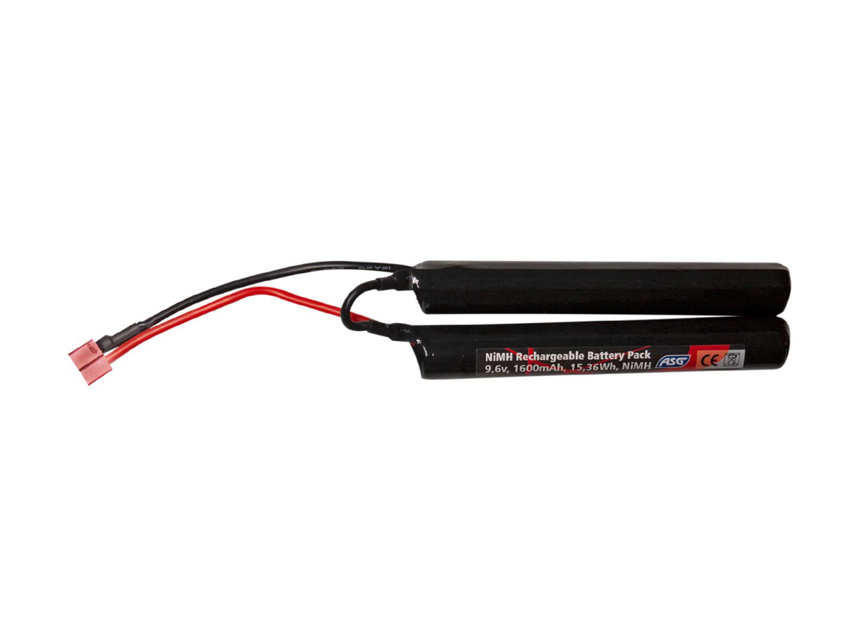 ASG Batteri - 9, 6V 1600mAh NiMH T-plug connector
