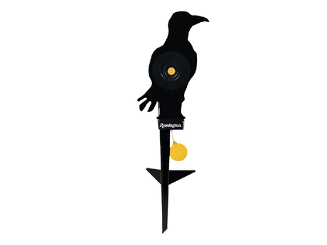 Remington hit & reset target, crow