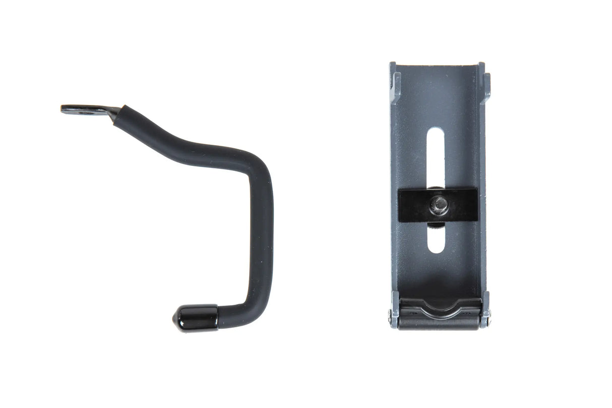 Hook with panel mount for wall Specna Arms Grey