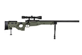 Specna Arms SA-S14 sniper airsoft rifle with scope and bipod Olive