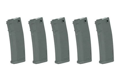 5 Stks 125 Skuds S-Mag Mid-Cap Magasiner - Grå