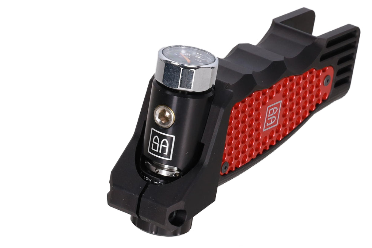 Specna Arms x Mancraft MSG Speedsoft Grip pistol grip with MMR regulator Red