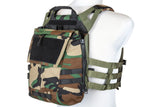 Specna Arms Tactical Plate Carrier type waistcoat with assault panel Woodland