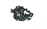 Rail clips - BLACK 60 stks.