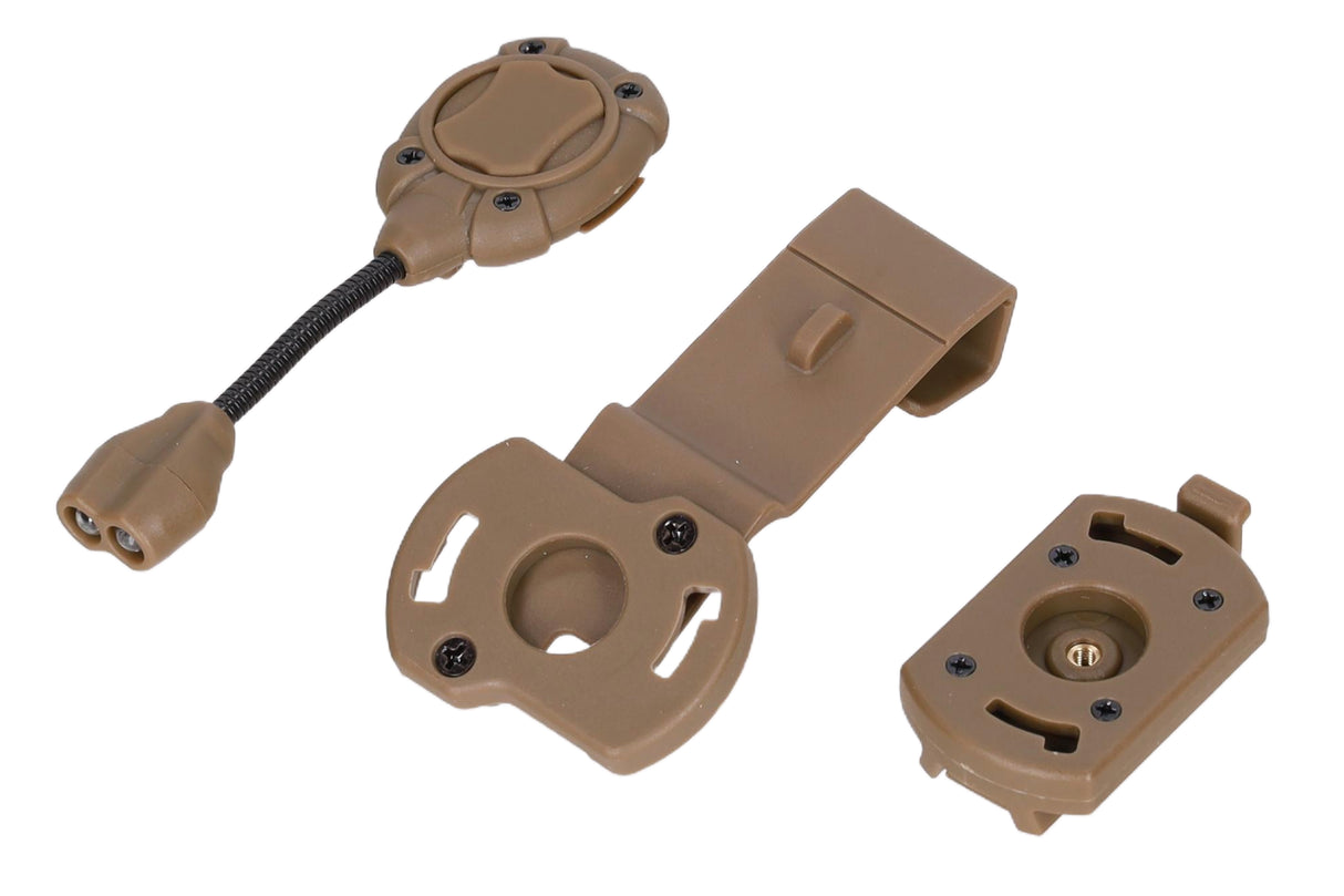 Specna Arms MC 3.0 tactical helmet-mounted torch Tan