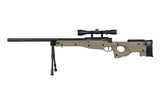 SA-S11 Sniper m/ Kikkert og Bipod 3 Joule - Tan