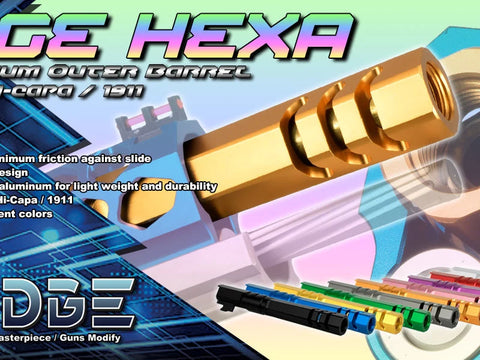 EDGE HEXA - Aluminum Outer Barrel For Hi-Capa 5.1