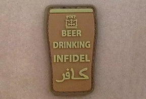 BEER DRINKING INFIDEL - PATCH