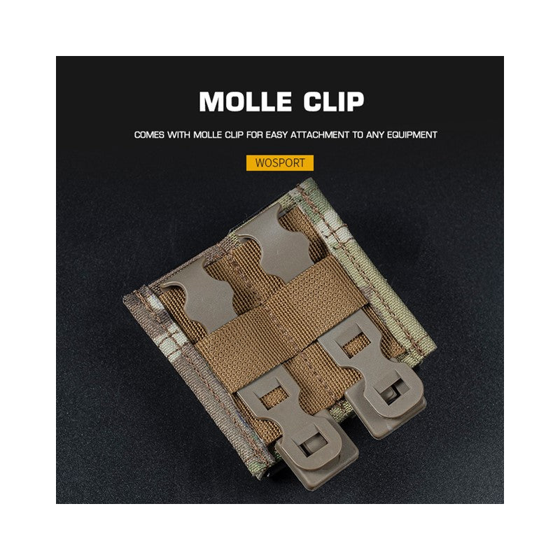 FAST Type Double 9mm Magasin pouch - Multicam