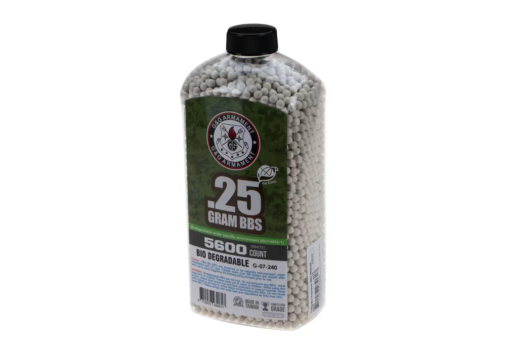 0.25G BIO Kugle - 5600R - Hvid