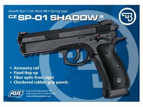 CZ SP-01 Shadow, Manual