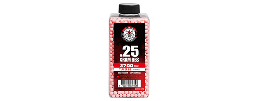 0.25G Tracer Kugle - 2700R - Red