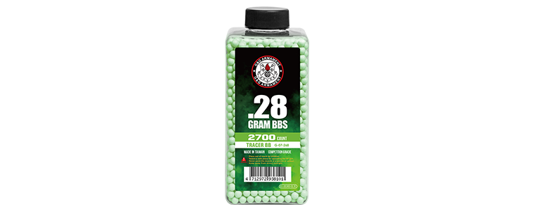 0.28G Tracer Kugle - 2700R - Green