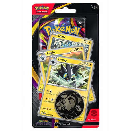 Pokémon Mega Evolution: Pitch Black Checklane Blister – Assorteret (3 varianter)