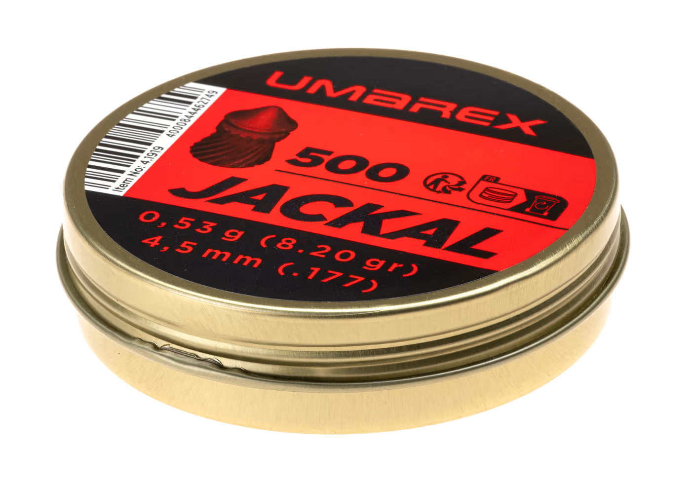 4.5mm Jackal Pointed Pellets 0.53g 500rds