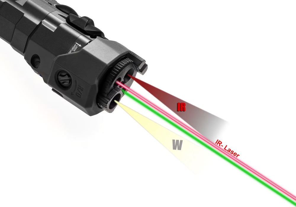 WADSN MAWL-C1 Metal Version – LED + Rød Laser + IR Laser