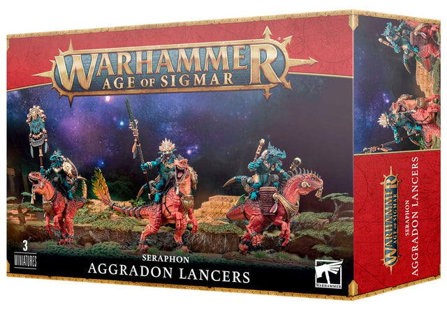 Seaphon - Seraphon - Aggradon Lancers figurpakke