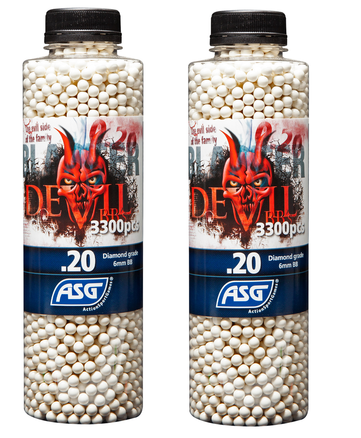 Blaster Devil, 0.20g, airsoft BB, 3300 pcs. bottle