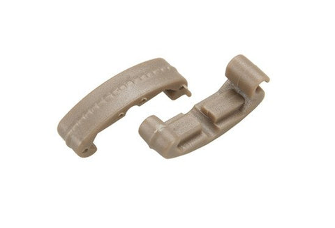 Rail clips - TAN 60 stks.