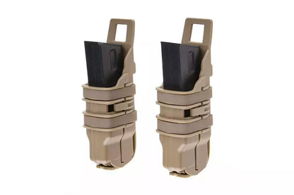 Double Open Pistol Magazine Pouch - Tan