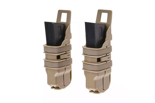 Double Open Pistol Magazine Pouch - Tan