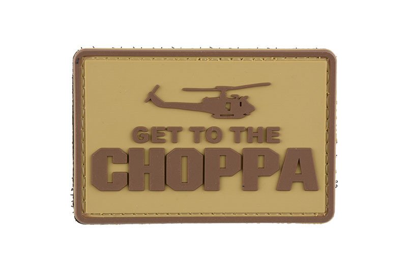 3D PATCH - GET TO THE CHOPPA