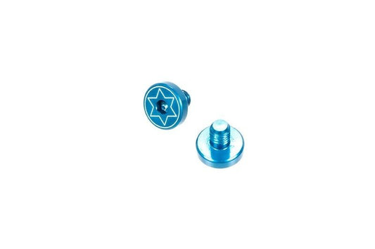 1 SET OF BLUE SCREWS FOR 1911
