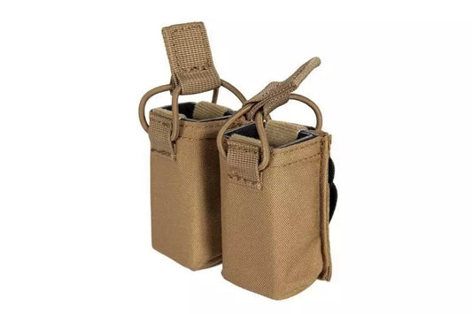 Double Pistol Pouch - Coyote Brown