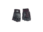 Armour half-finger leather gloves
