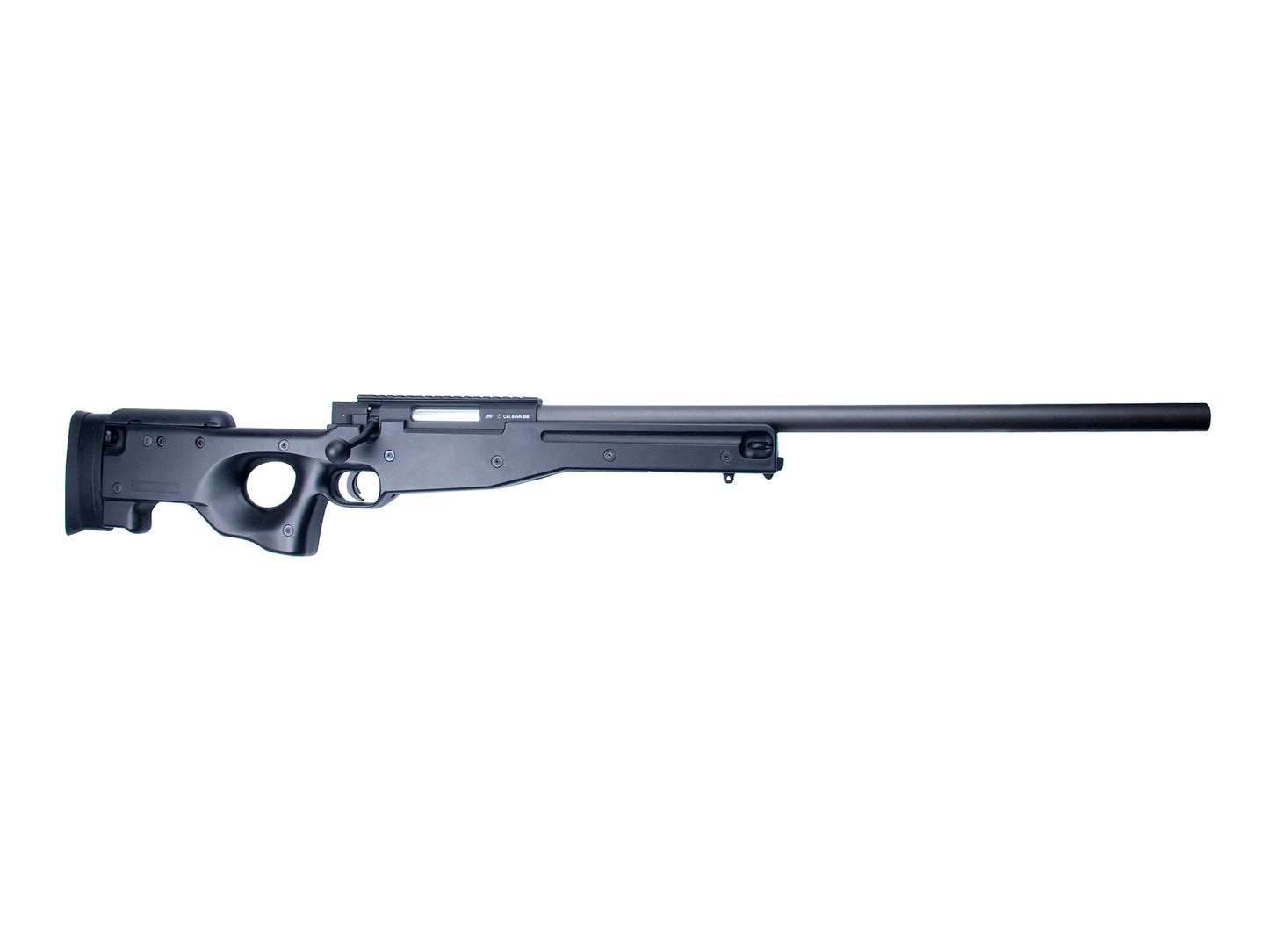 Airsoftriffel, SL, fjeder, AW 308 sniper, sort