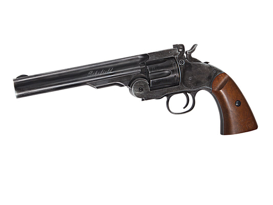 Schofield 6" Aging BK & Wooden Grip