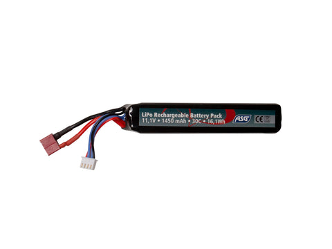 ASG-batteri - 11.1V 1450 mAh 30C LiPo T-stik