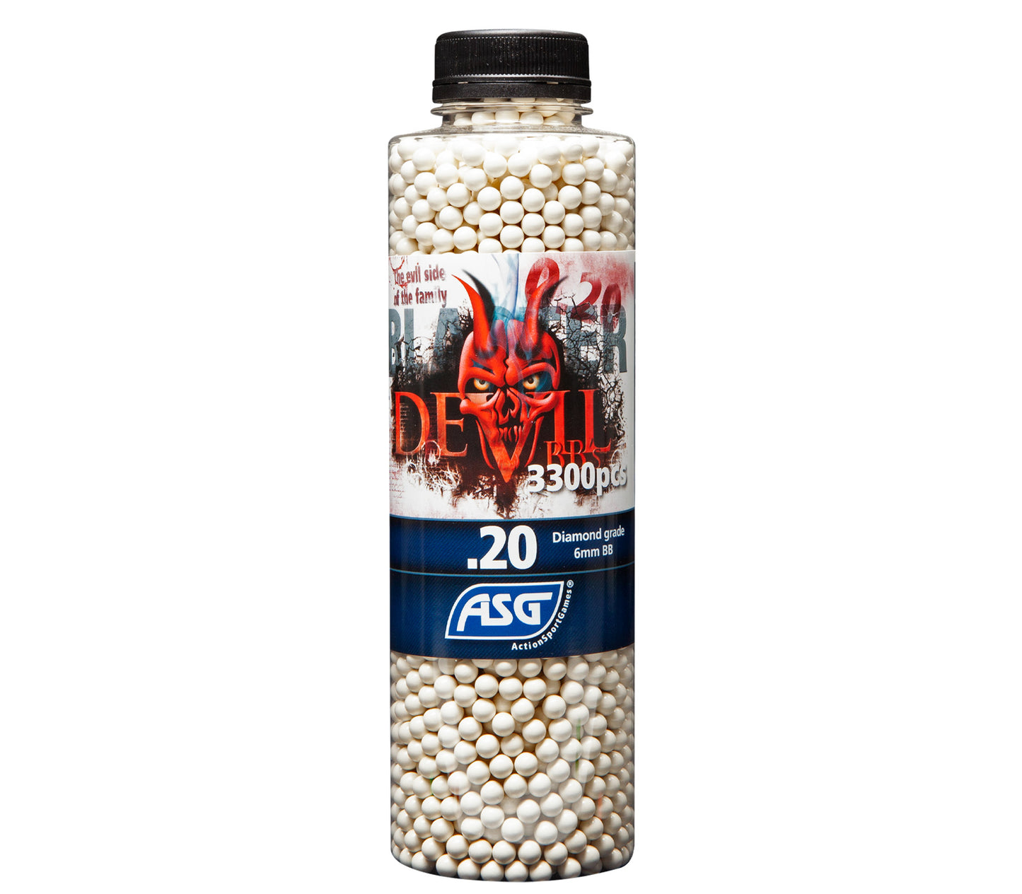 Blaster Devil, 0.20g, airsoft BB, 3300 pcs. bottle