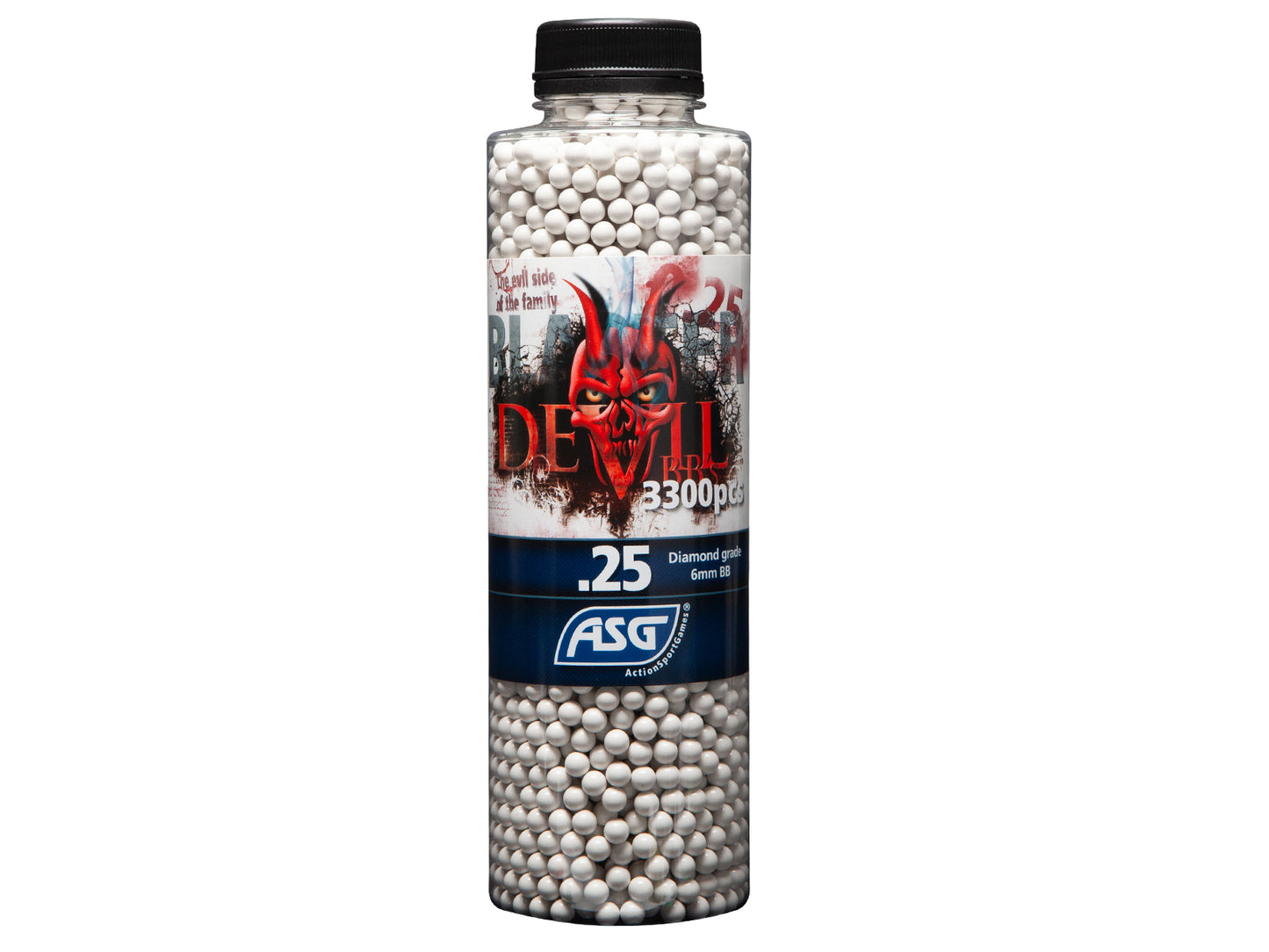 Blaster Devil, 0.25g, airsoft BB, 3300 pcs. bottle
