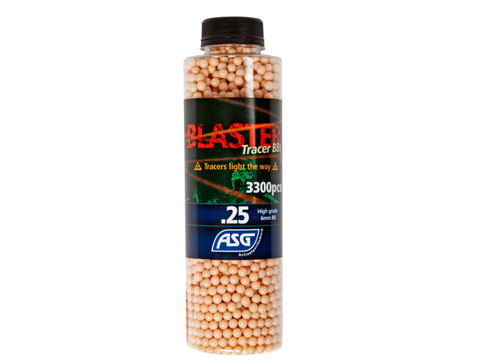 Blaster Tracer, 0.25g, airsoft BB, 3300 pcs. bottle - red
