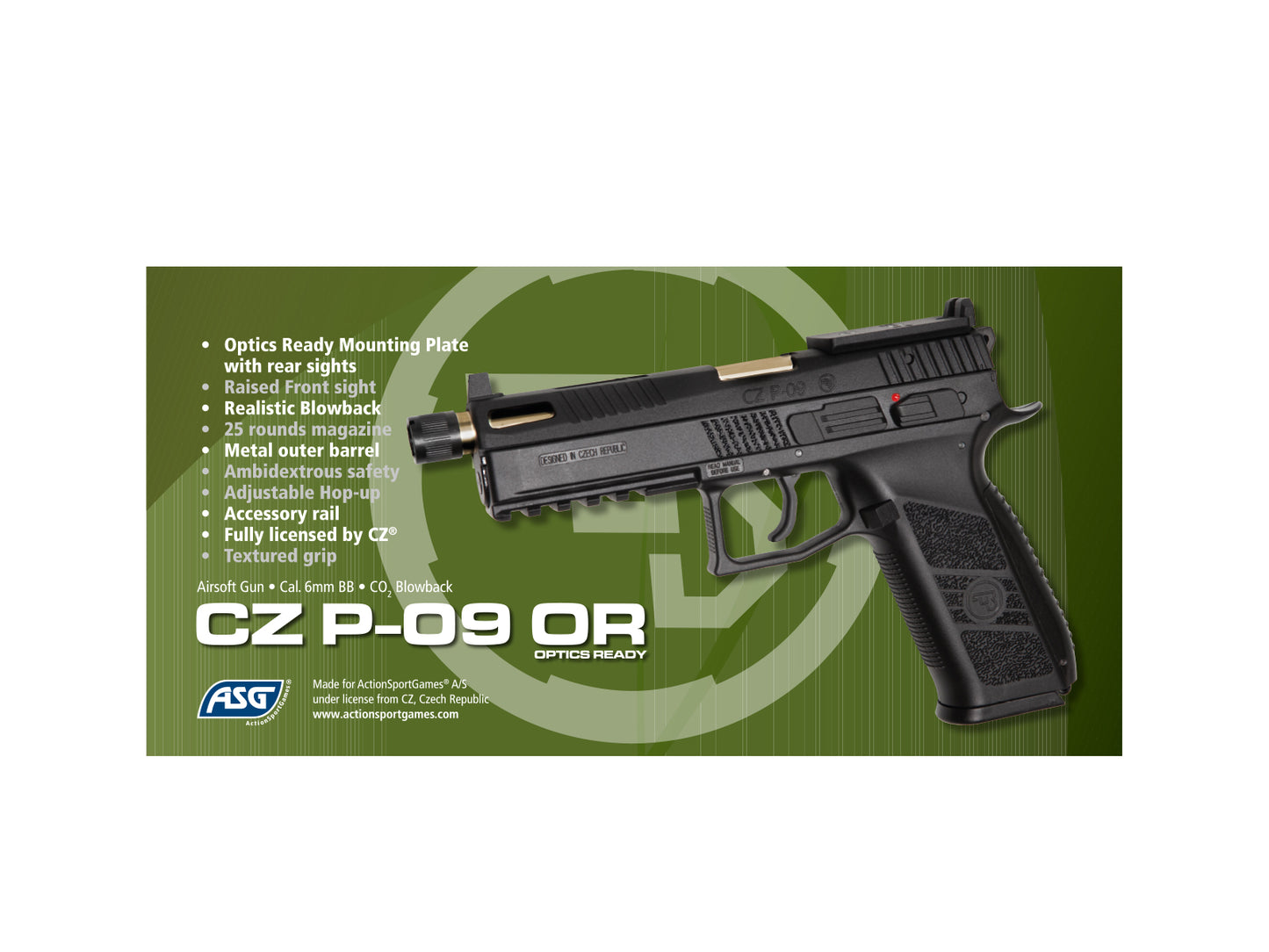CZ P-09 Airsoft gun CO2 