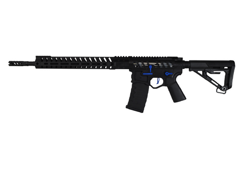 EMG F-1 Firearm UDR-15 AR15 2.0 eSilverEdge Black/Blue RS3 Stock