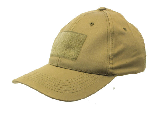COMBAT CAP M/VELCRO - TAN