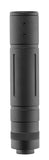 Universal silencer 14mm black 150mm