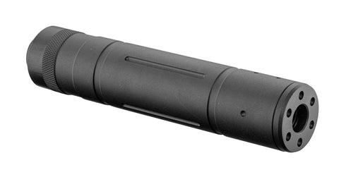 Universal silencer 14mm black 150mm