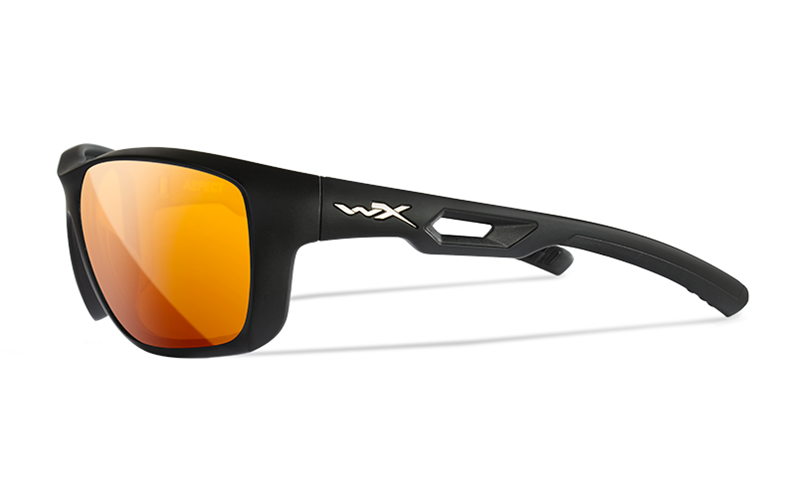 WX ASPECT, Matte Black Frame, CAPTIVATE™ Polaroid Bronze Mirror