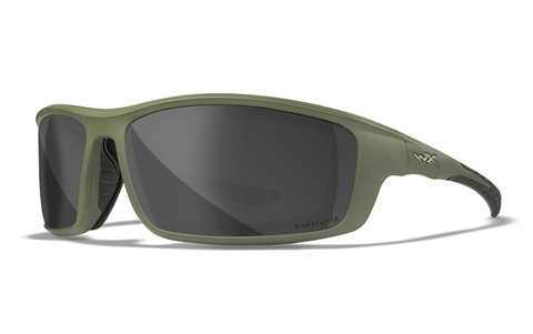 VX GRID, Matt Army Green Frame, CAPTIVATE™ Polaroid Gray Glass