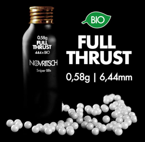 0.58GX 444PCS FULL THRUST BIO BALLS