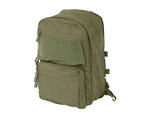 RYGSÆK M/ MOLLE FRONT - OD GREEN