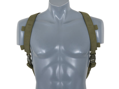RYGSÆK M/ MOLLE FRONT - OD GREEN