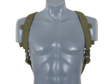 RYGSÆK M/ MOLLE FRONT - OD GREEN