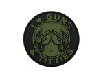 GUNS TITTIES PVC PATCH