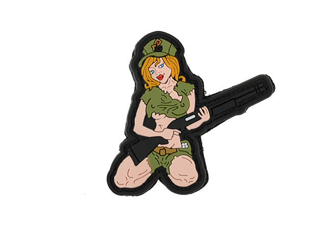 SHOTGUN GIRL PVC PATCH